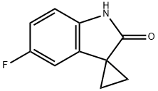 5'-Fluorospiro[cyclopropane-1,3'-indolin]-2'-one Structure
