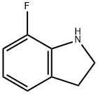 7-氟吲哚啉 结构式