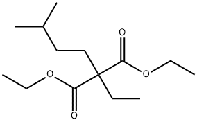乙基(异戊基)丙二酸二乙酯, 77-24-7, 结构式