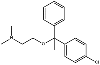 クロルフェノキサミン 化学構造式