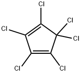 六氯环戊二烯, 77-47-4, 结构式