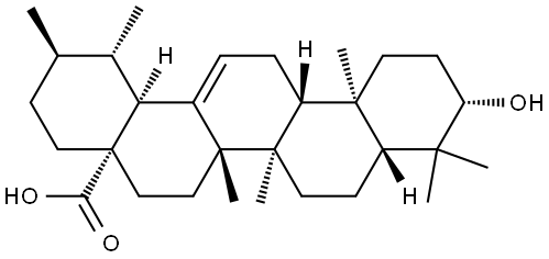 熊果酸,77-52-1,结构式