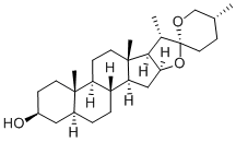 剑麻皂苷元 结构式