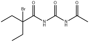 乙酰溴米那,77-66-7,结构式