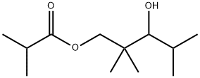 3-hydroxy-2,2,4-trimethylpentyl isobutyrate Struktur
