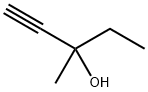 3-メチル-1-ペンチン-3-オール 化学構造式