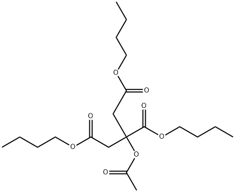 乙酰柠檬酸三丁酯,77-90-7,结构式