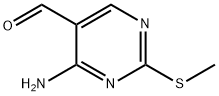 4-氨基-2-甲巯基嘧啶-5-甲醛,770-31-0,结构式