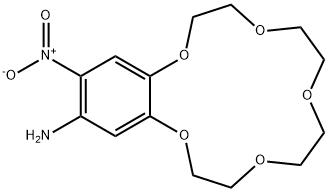 4'-AMINO-5'-NITROBENZO-15-CROWN-5 Struktur