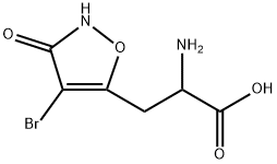2-AMINO-3-(4-BROMO-3-HYDROXYISOXAZOL-5-YL)PROPANOIC ACID Structure