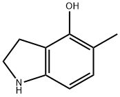 1H-Indol-4-ol, 2,3-dihydro-5-methyl- (9CI) Structure