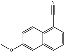 6-甲氧基-1-萘氰基 结构式