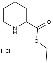 ピペコリン酸エチル 塩酸塩 化学構造式