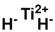 TITANIUM HYDRIDE Struktur