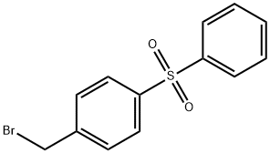 4-(broMoMethyl)phenyl phenyl sulfone Structure