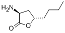 2(3H)-Furanone, 3-amino-5-butyldihydro-, (3S,5S)- (9CI) Structure