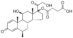 methylprednisolone 17-hemisuccinate Structure