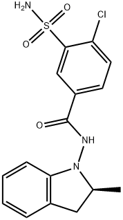 (S)-Indapamide Struktur