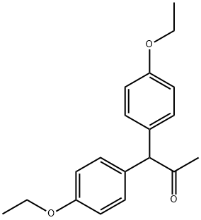 1,1-bis(4-ethoxyphenyl)propan-2-one Structure