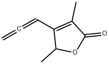 2(5H)-Furanone, 3,5-dimethyl-4-(1,2-propadienyl)- (9CI) Struktur