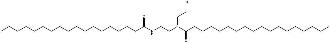 N-(2-羟乙基)-N-[2-(十八烷酰基)氨基]乙基十八烷酰胺, 7709-17-3, 结构式