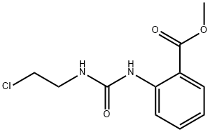 2-[3-(2-氯乙基)脲基]苯甲酸甲酯, 77093-92-6, 结构式
