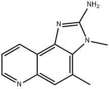 2-氨基-3,4-二甲基-3H-咪唑并喹啉,77094-11-2,结构式