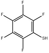 ペンタフルオロベンゼンチオール 化学構造式