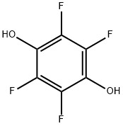 Tetrafluorohydroquinone Struktur