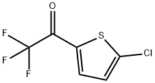2-CHLORO-5-TRIFLUOROACETYLTHIOPHENE Struktur