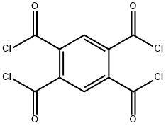 1,2,4,5-ベンゼンテトラカルボン酸1,2,4,5-テトラクロリド 化学構造式