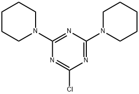 2-Chloro-4,6-di(1-piperidinyl)-1,3,5-triazine 化学構造式