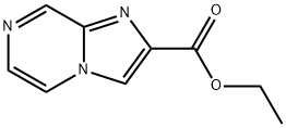 咪唑并[1,2-A]吡嗪-2-甲酸乙酯, 77112-52-8, 结构式