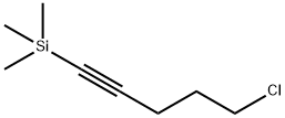 1-CHLORO-5-(TRIMETHYLSILYL)-4-PENTYNE Struktur