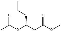 METHYL 3-ACETOXYHEXANOATE Struktur