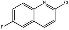 2-CHLORO-6-FLUOROQUINOLINE Structure