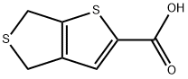 4,6-ジヒドロチエノ[3,4-b]チオフェン-2-カルボン酸 化学構造式