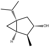 (1S,5α)-4β-Methyl-1-isopropylbicyclo[3.1.0]hexan-3α-ol Struktur
