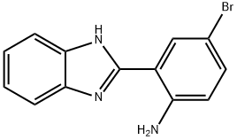 2-(1H-苯并[D]咪唑基-2-基)-4-溴苯胺, 77123-67-2, 结构式