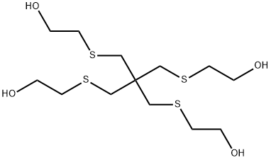 Tetrakis[(2-hydroxyethyl)thiomethyl]methane Structure