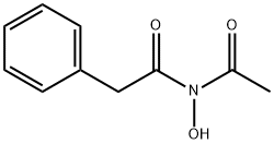 N-ACETYL-N-HYDROXY-2-PHENYLACETAMIDE Struktur