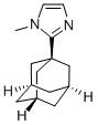 N-methyl-2-(1-adamantyl)imidazole Structure