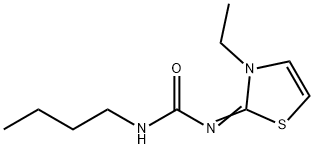 Urea, butyl(3-ethyl-2(3H)-thiazolylidene)- (9CI) Structure