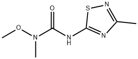 Urea, N-methoxy-N-methyl-N-(3-methyl-1,2,4-thiadiazol-5-yl)- (9CI) Structure