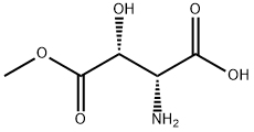 D-Aspartic acid, 3-hydroxy-, 4-methyl ester, (3R)- (9CI) Struktur