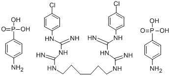 chlorhexidine phosphanilate Structure