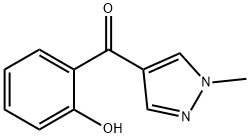 Methanone, (2-hydroxyphenyl)(1-methyl-1H-pyrazol-4-yl)- (9CI) Struktur