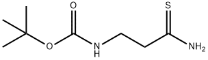 TERT-BUTYL N-(3-AMINO-3-THIOXOPROPYL)CARBAMATE Structure