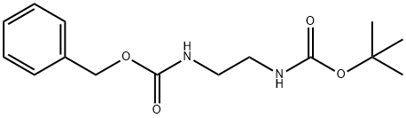 1-CBZ-AMINO-2-BOC-AMINO-ETHANE Struktur