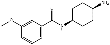 Benzamide, N-(cis-4-aminocyclohexyl)-3-methoxy- (9CI) Structure